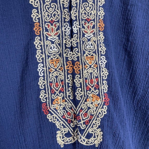 Joie a La Plage Embroidered Bahamas Tunic Cover Up. Size M - Picture 8 of 15
